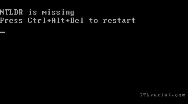 Что делать, если операционная система выдает ошибку «NTLDR is missing»?