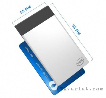 Intel представила на CES Compute Card - компьютер размером с кредитную карточку