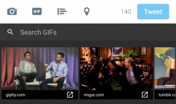 Twitter добавил в Android поддержку GIF-клавиатуры
