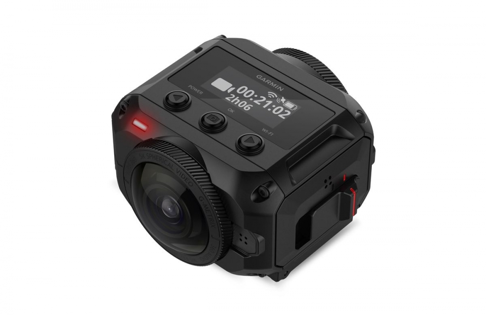 Garmin представила новую 360-градусную водонепроницаемую камеру с записью объемного звука