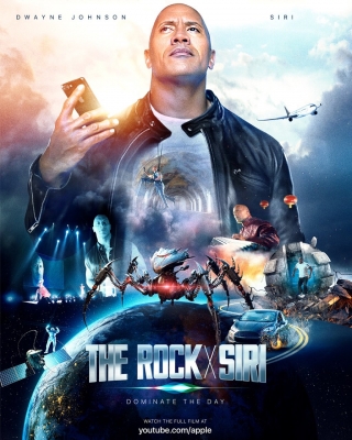 Apple покажет фильм RockXSiri Dominate the Day с  Дуэйном Джонсоном и Siri в главных ролях!