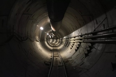Элон Маск поделился первой фотографией подземного туннеля в Лос-Анджелесе