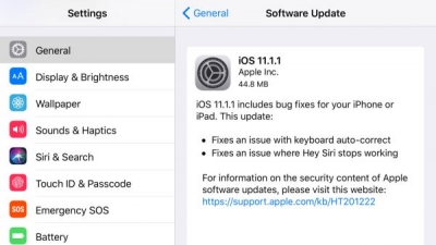 iOS 11.1.1 научилась исправлять необычную ошибку автокоррекции