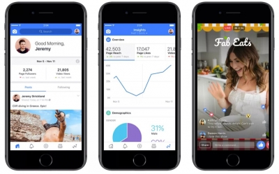 Facebook выпустил специальное приложение для видеоблоггеров