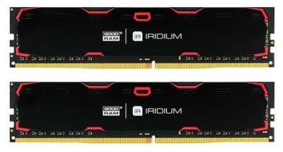 Комплект игровой оперативной памяти с возможностью разгона GOODRAM Iridium IRDM DDR4-2400 16 ГБ (2×8 ГБ)