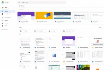 Google Диск сменил дизайн на соответствущий новому Gmail
