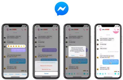 Facebook Messenger получит функцию удаления сообщений