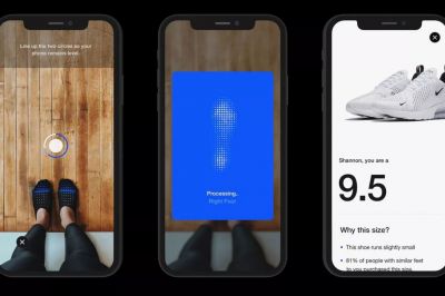 Новое приложение от Nike использует технологии AR, чтобы подобрать для вас кроссовки по размеру