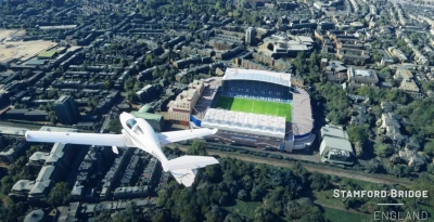 Последнее обновление Microsoft Flight Simulator для Великобритании показало в новом виде знаменитые замки и футбольные стадионы (+видео)