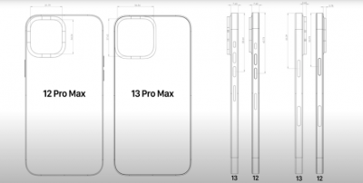 На новых CAD-чертежах Apple iPhone 13 показали увеличенный размер модуля камеры