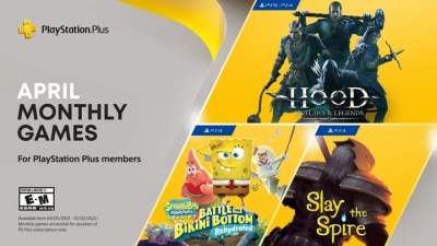 Spongebob, Slay the Spire и другие игры апреля для PS Plus