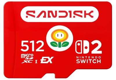 Цена на карту SanDisk microSD Express (512 ГБ) с лицензией для Nintendo Switch 2 снизилась до $159,99